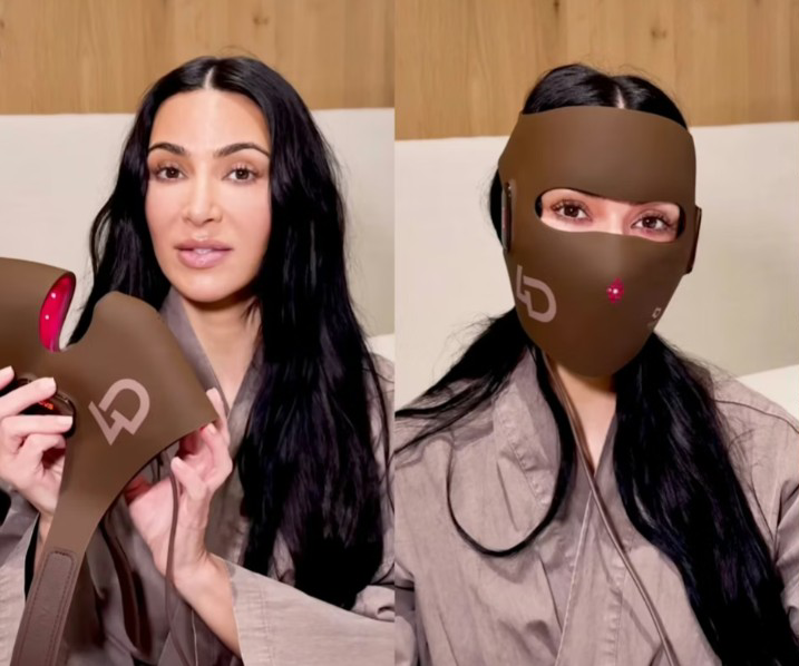 Emma Watson using LED light therapy